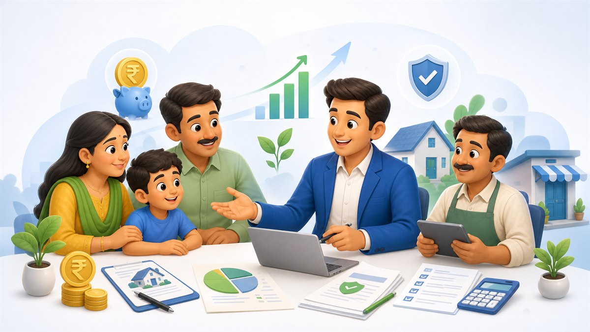 Rupeecraft financial consultant guiding a family and business owner